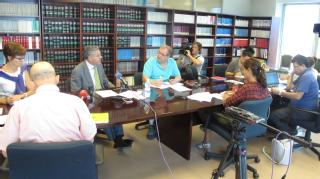 Eduardo de Porres presentó los principales datos de actividad de la Audiencia Provincial durante el año pasado a los periodistas